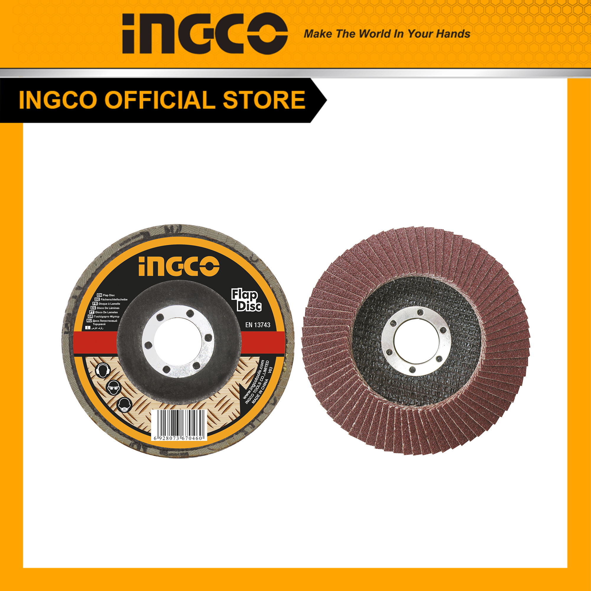 Đĩa nhám xếp ingco p40 fd1001 | p60 fd1002 | p80 fd1003