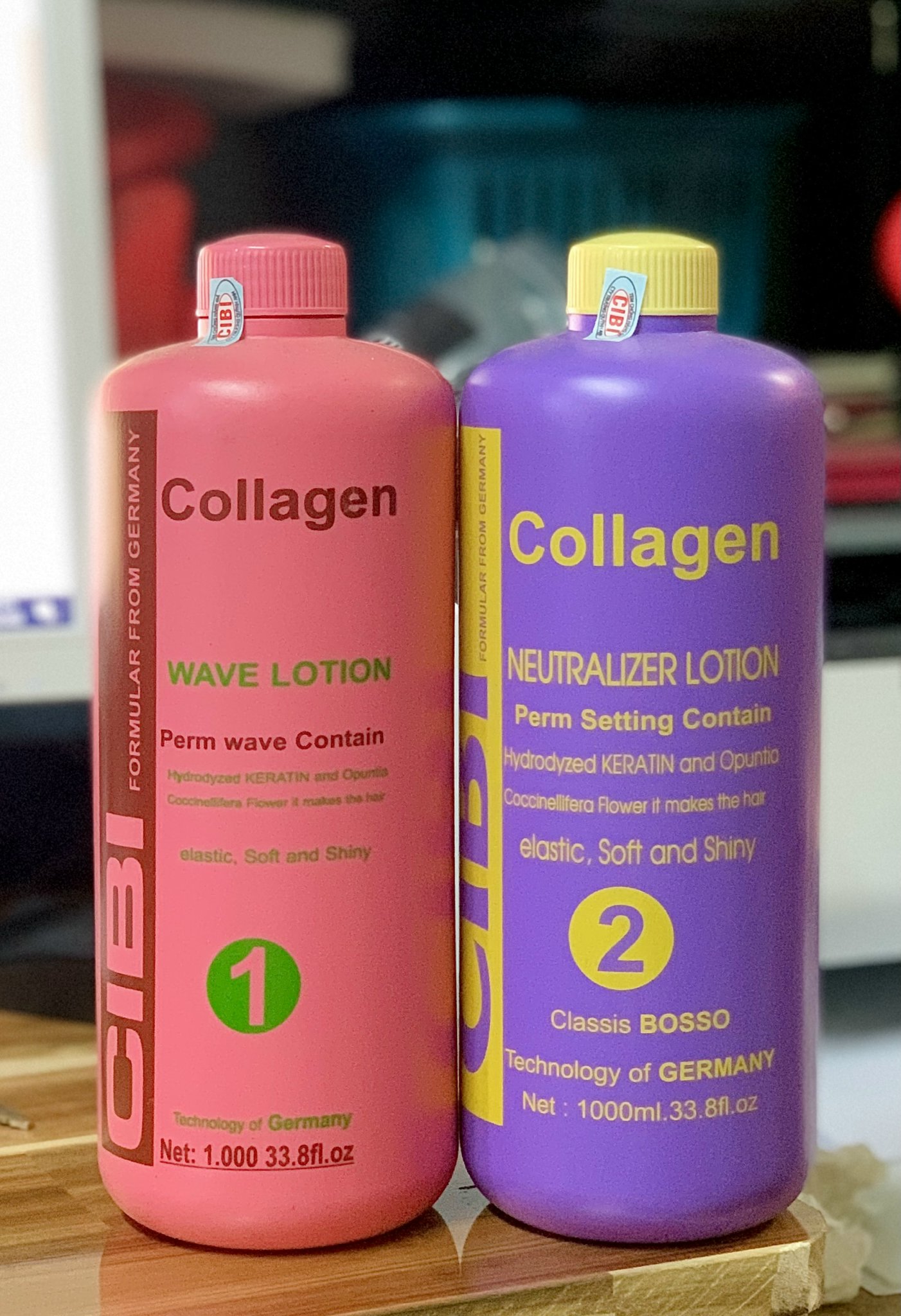 Uốn lạnh collagen Cibi 1000ml x 2