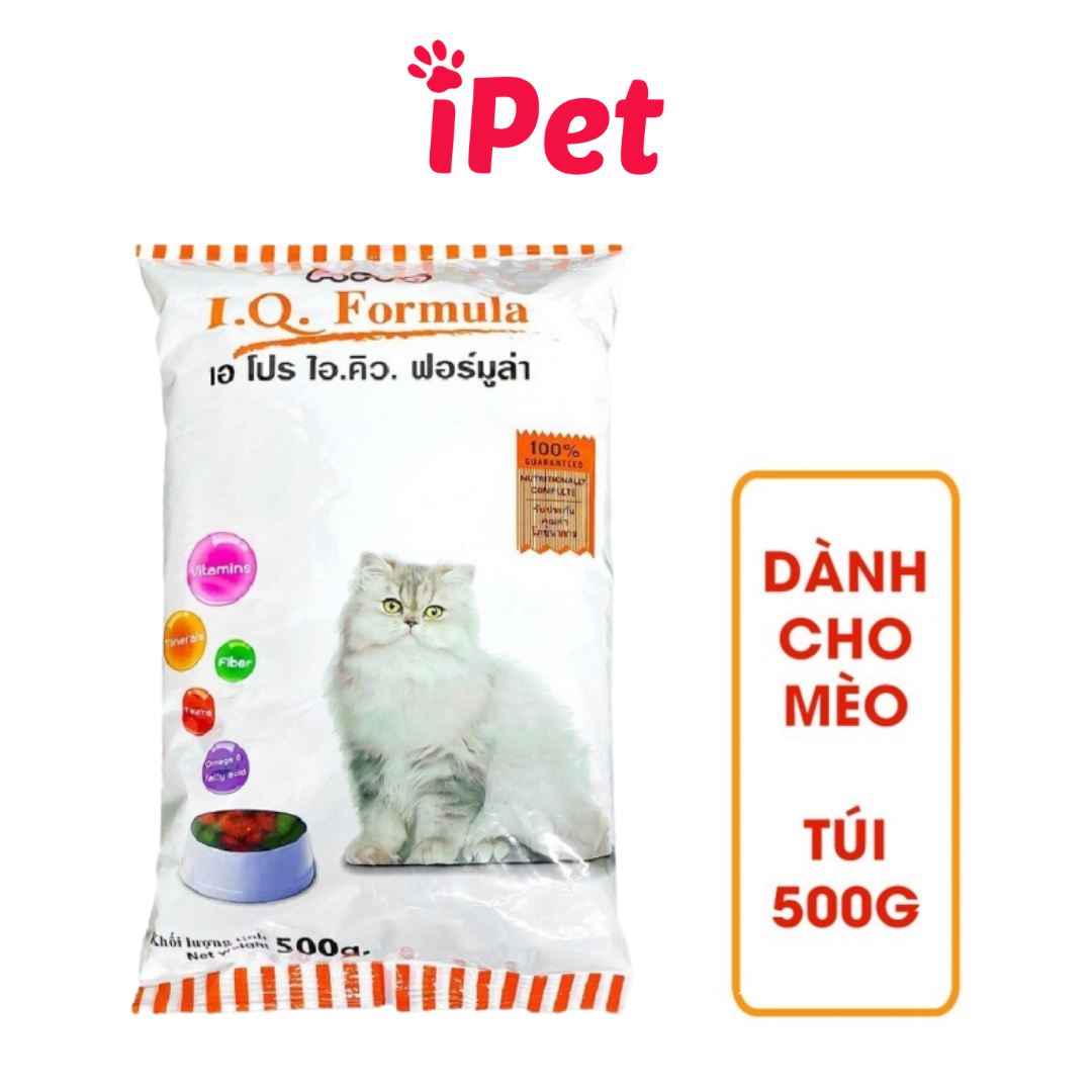 Thức Ăn Hạt Khô Cho Mèo APro IQ Formula 500g - iPet Shop