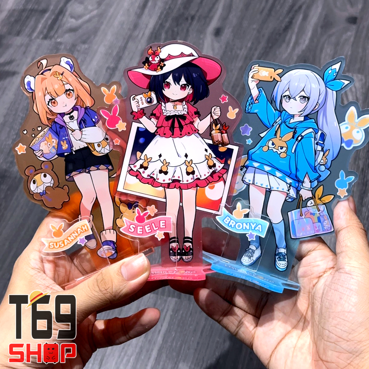 [30 mẫu] Mô hình Standee Acrylic Mica game Honkai Impact 3 [T69 Shop]