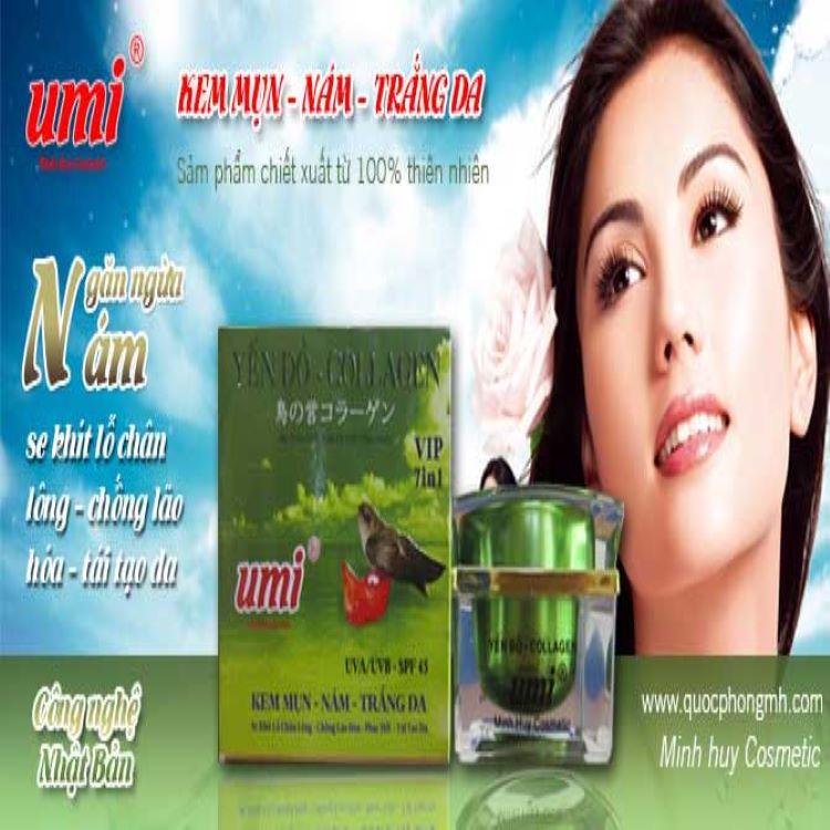 [HCM]Kem UMI Mụn - Nám - Trắng Da - VIP 7in1 25g