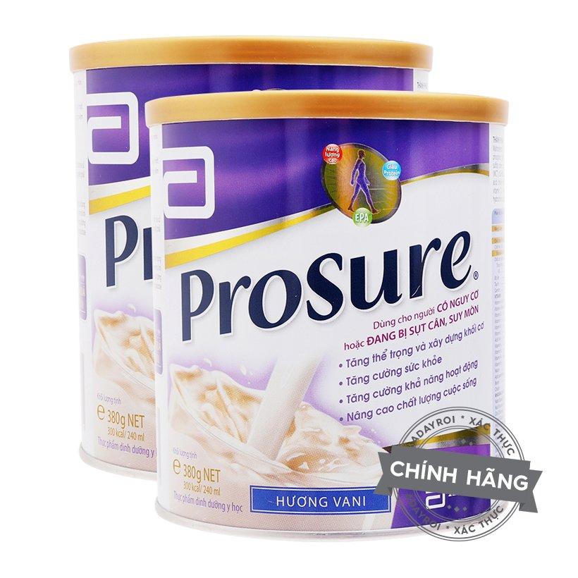 [CHÍNH HÃNG] Sữa Bột Abbott ProSure Hương Vani Hộp 380g (Dành cho bệnh nhân ung thư)