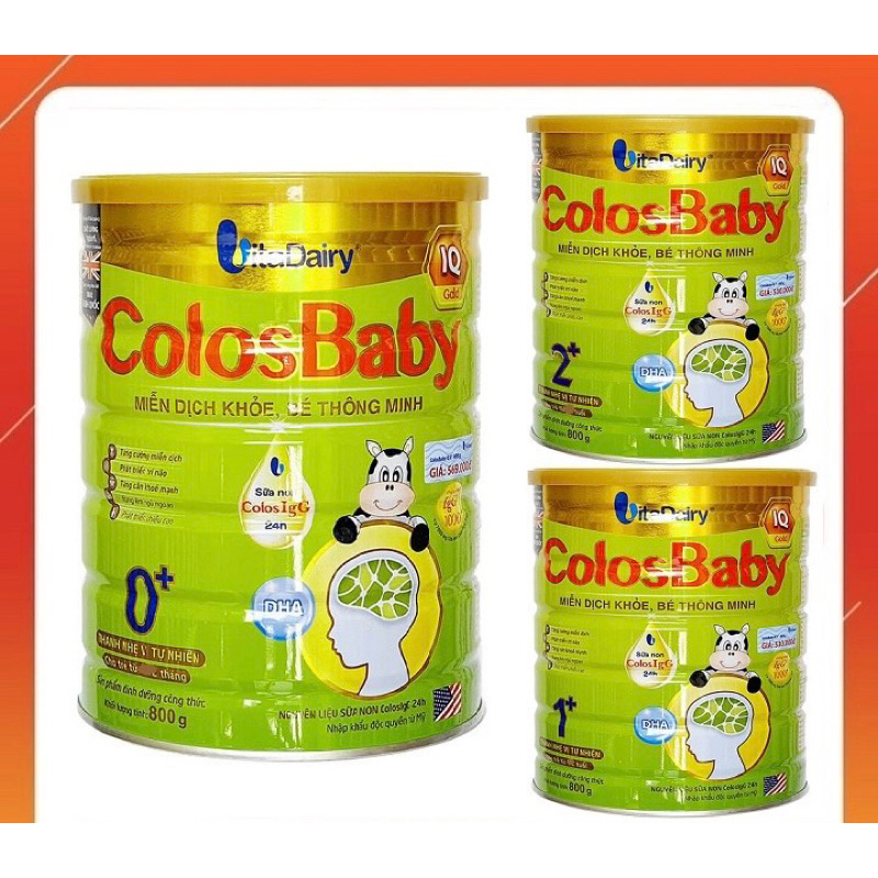 Sữa COLOS BABY IQ+ 800gr