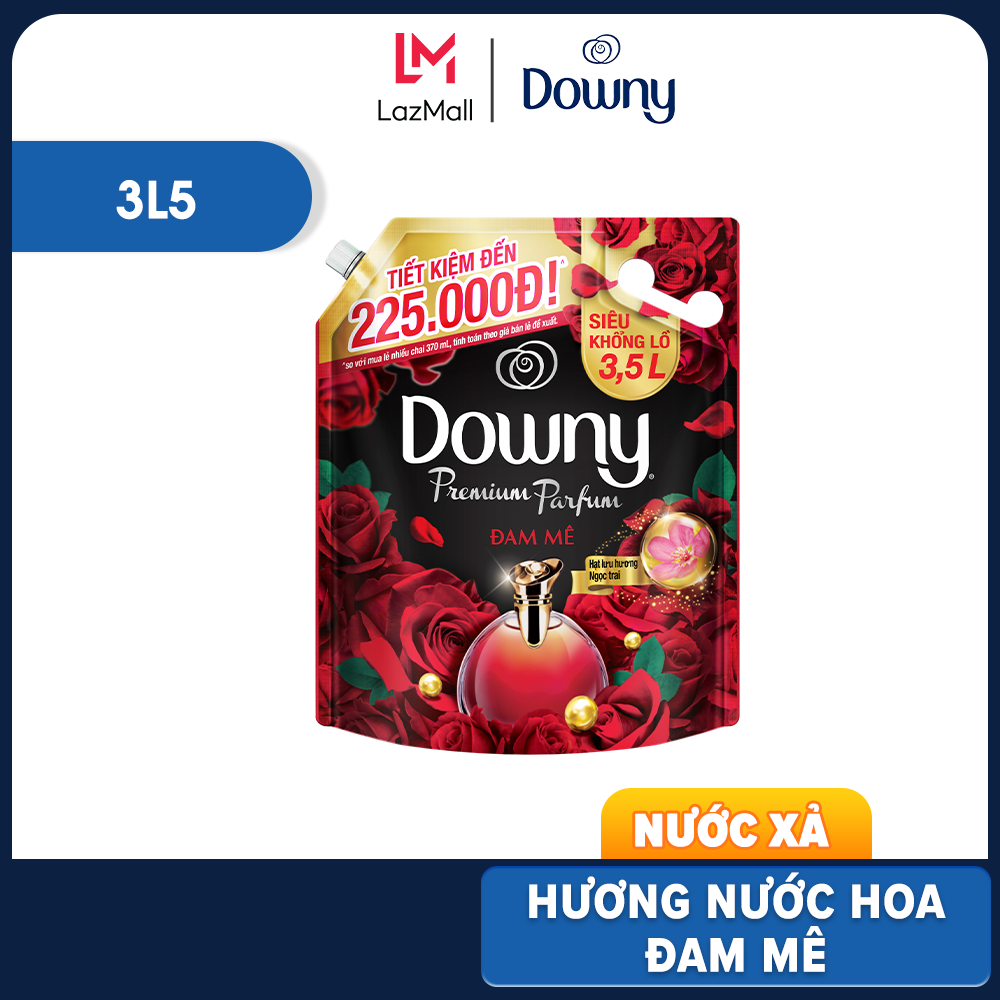 [HCM] Nước xả vải Downy 3L Xanh/Đỏ/Đen/Trắng