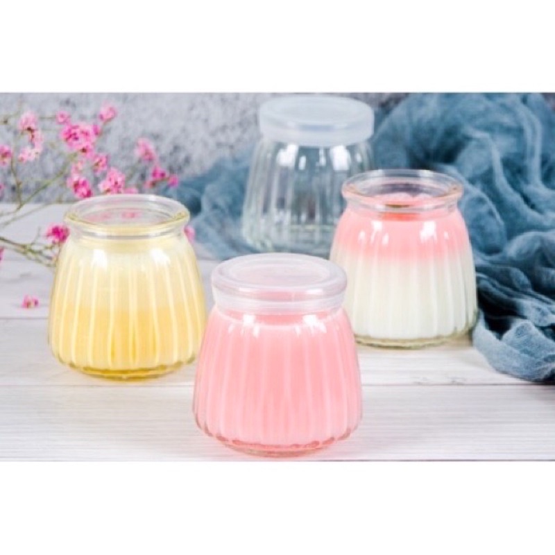 Hũ thủy tinh đựng yaourt 100ml - 120ml có nắp