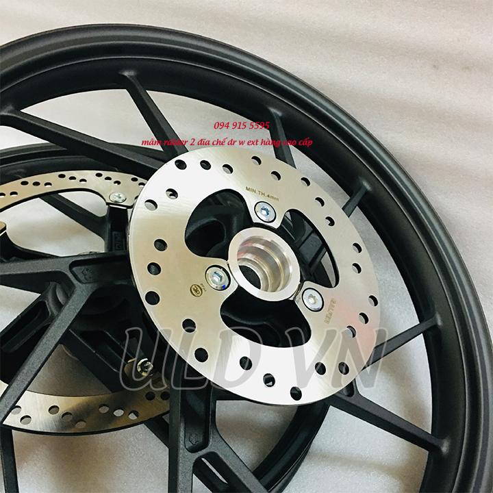 [HCM]mâm raider 2 đĩa chế gắn xe dream wave rs exciter