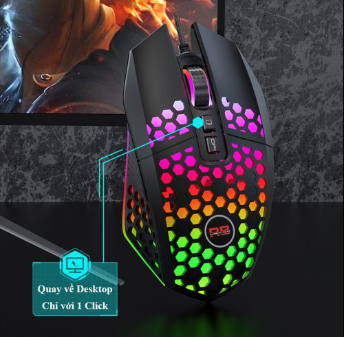 Chuột gaming RAINBOW GEAR R801 LED