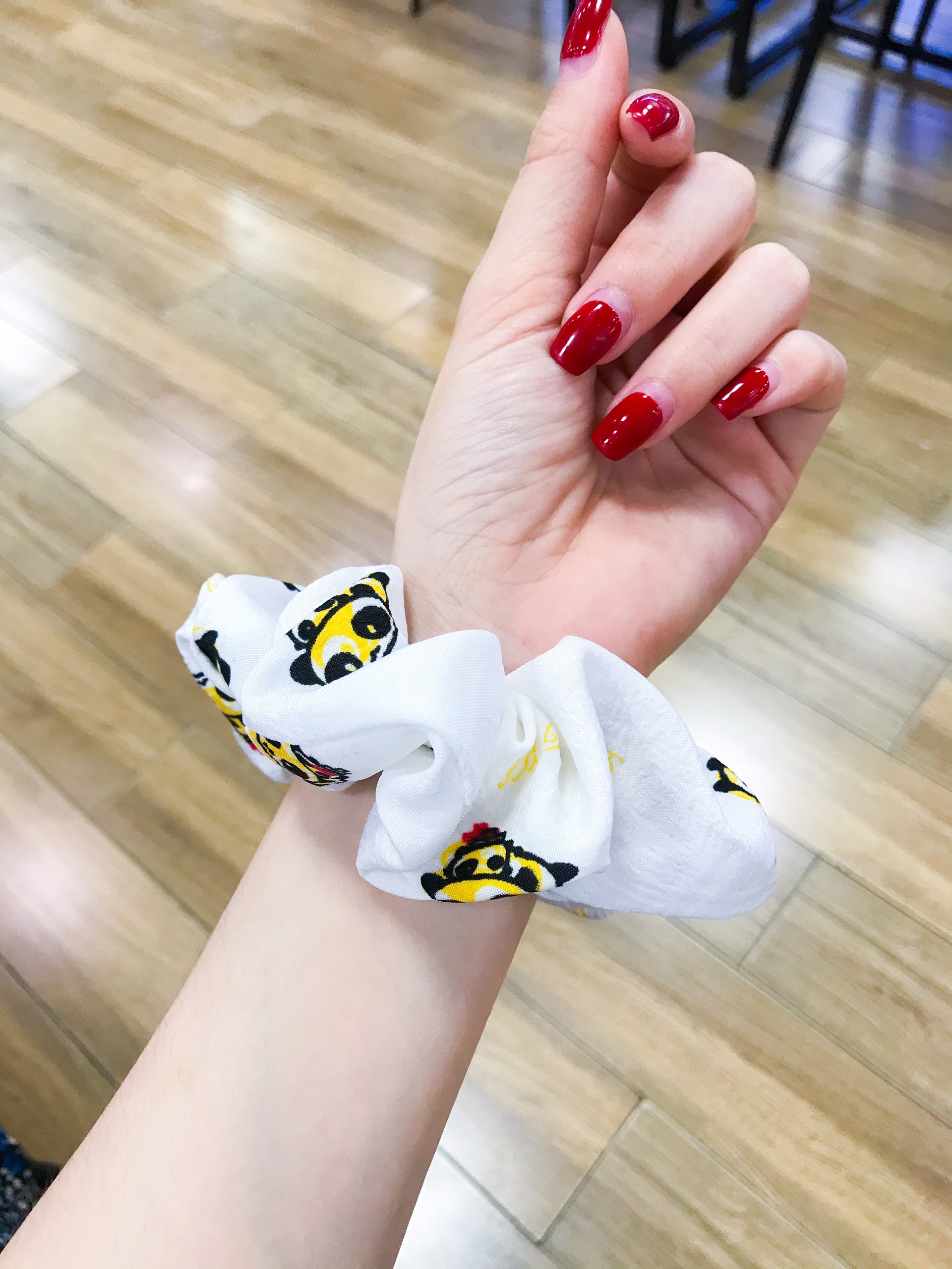 Dây buộc tóc vải scrunchies gấu panda hot trend xinh xắn dây buộc tóc ulzzang hàn quốc dây buộc tóc dễ thương pkhn0056