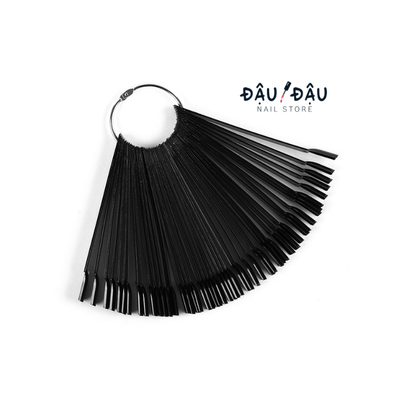 Móng que vuông tập sơn trưng bày 1 bịch 50 que
