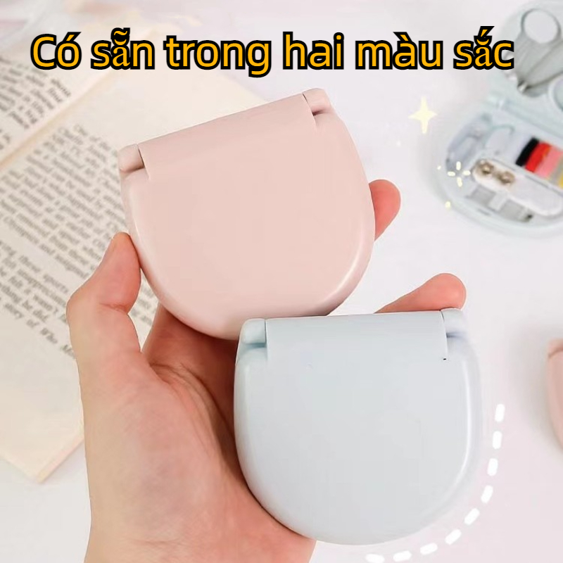 Hộp Đựng Kim Chỉ Mini Kiểu Dáng Dễ Thương Gọn Nhẹ, hộp may vá mini-HAUSE