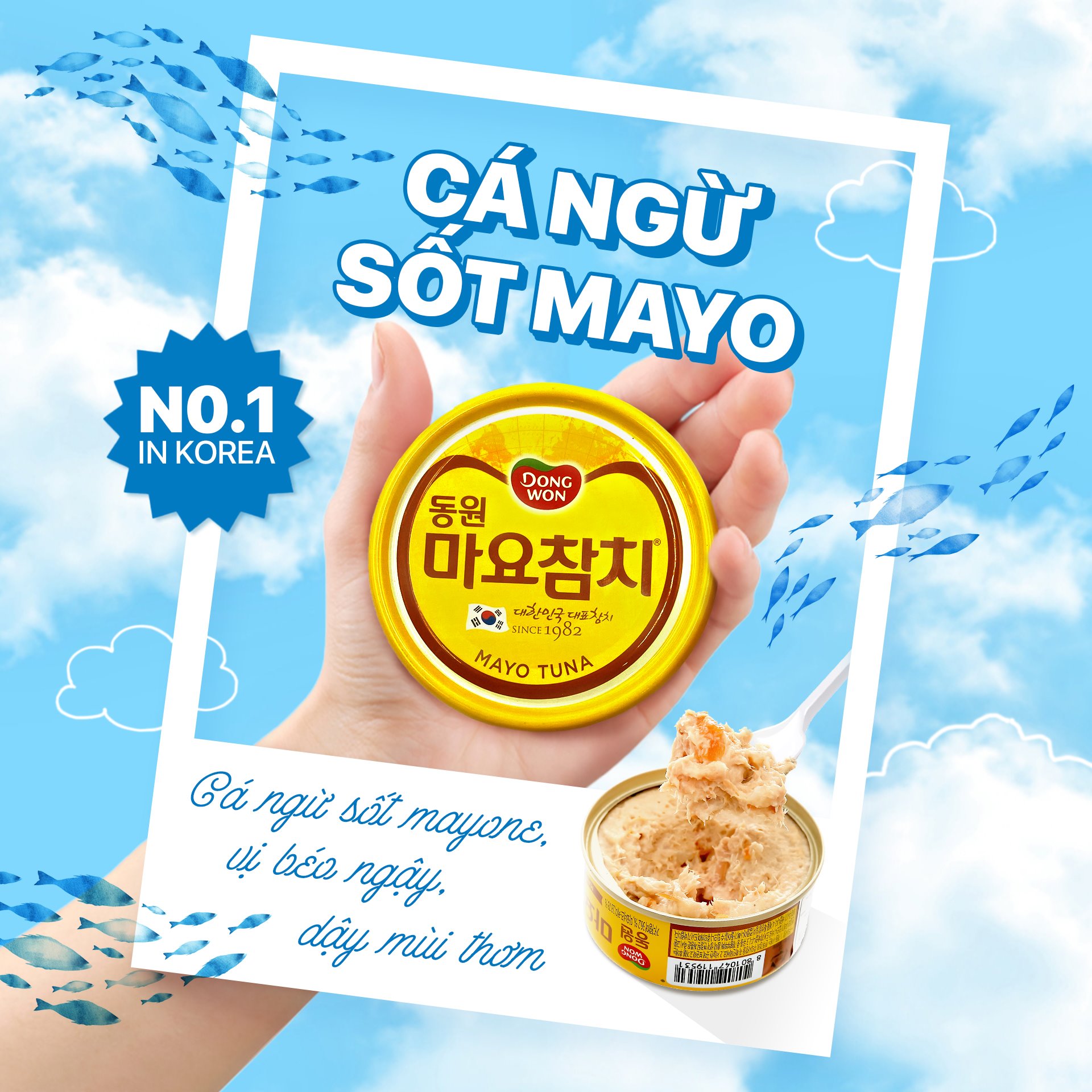 Cá ngừ sốt mayonnaise Dongwon 100g