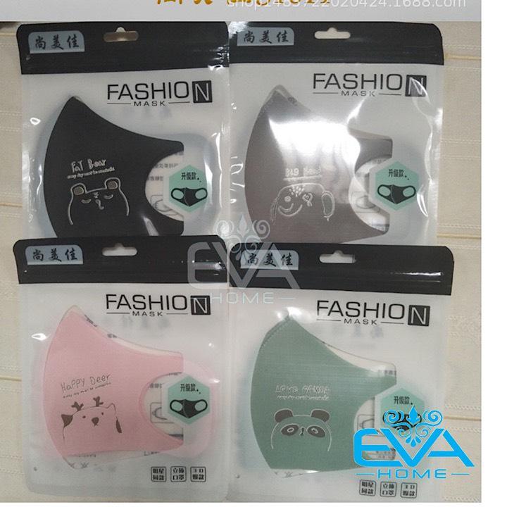 [HCM]Khẩu Trang 3D Bitte Mát Lạnh Họa tiết cute