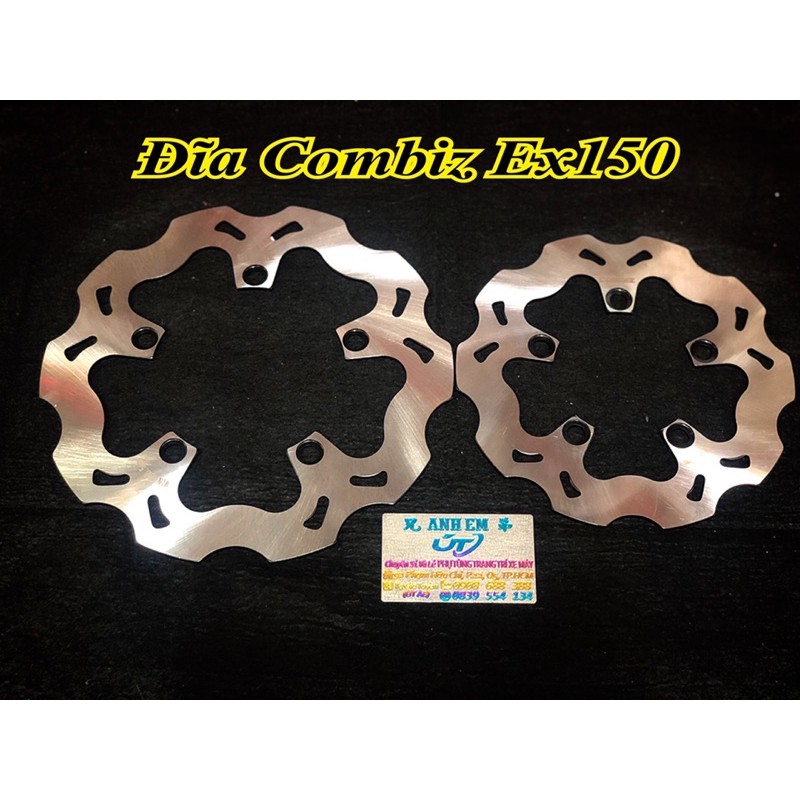 Đĩa Thắng Trước Sau Ex150 Combiz