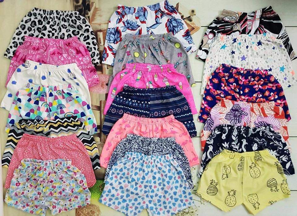 Set 5 Quần đùi size đại cho bé gái 10-35 kg