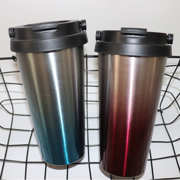 Ly Cafe Inox Có Nắp 500Ml