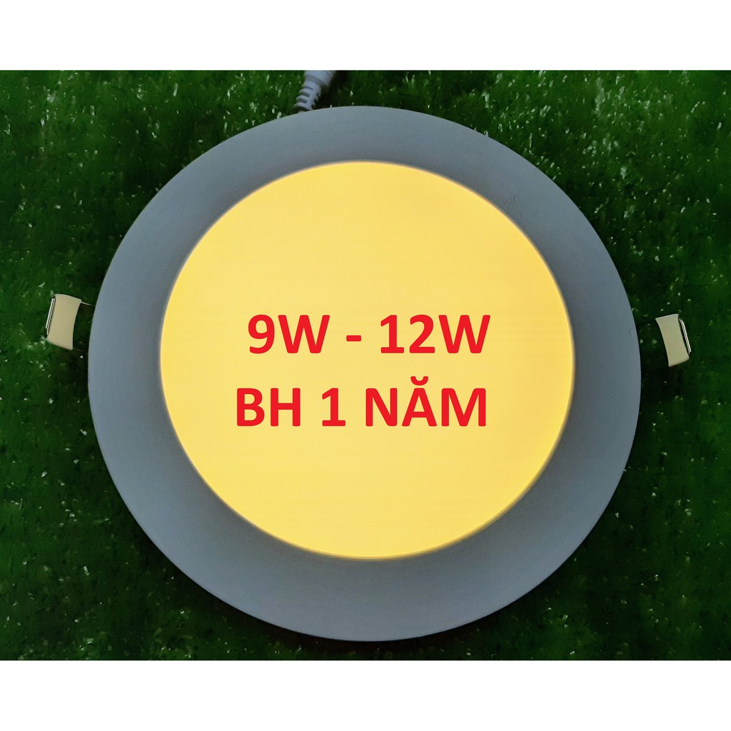 [HOT] Đèn led âm trần tròn Panel Light siêu mỏng 12W - 9W - 6W trắng / vàng (BH 12 tháng)