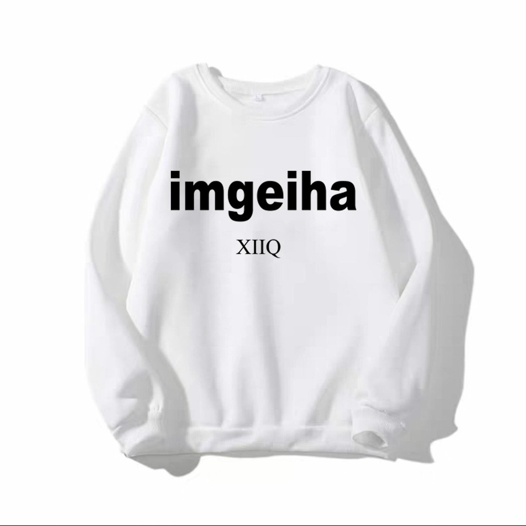 Áo sweater nỉ bông nam nữ imgeiha