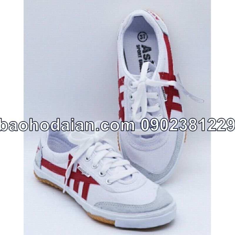 Giày bata thể thao vải Asia loại cột dây