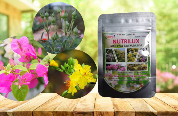 [HCM]Phân bón NPK Kích ra hoa Nutrilux 100g