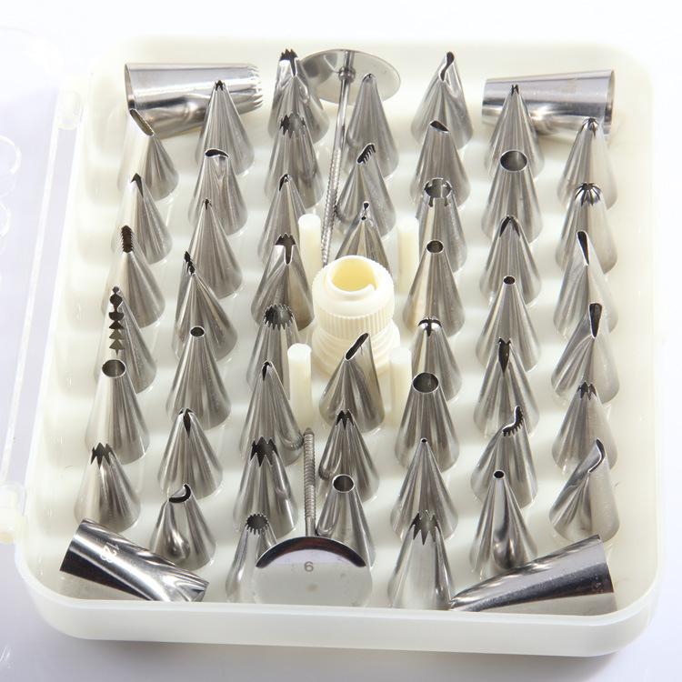 Bộ 26 Đuôi Bắt Bông Kem Tạo Hình 3D Siêu Bền, Khuông Kem Sắc Nét