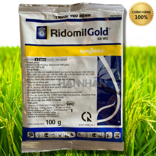 Thuốc trừ bệnh Ridomil Gold 68WG 100gr chính hãng Syngenta - VFC phân phối thumbnail