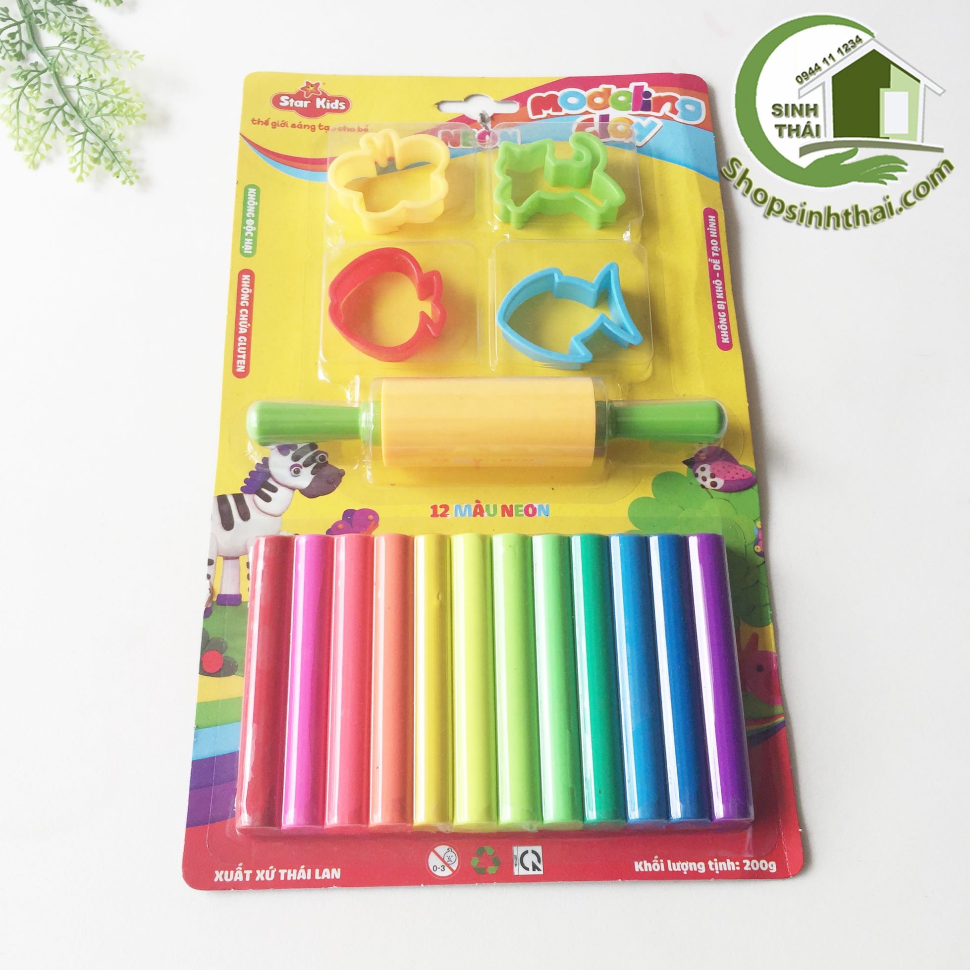 Vỉ đất sét nặn Thái Lan - chọn vỉ