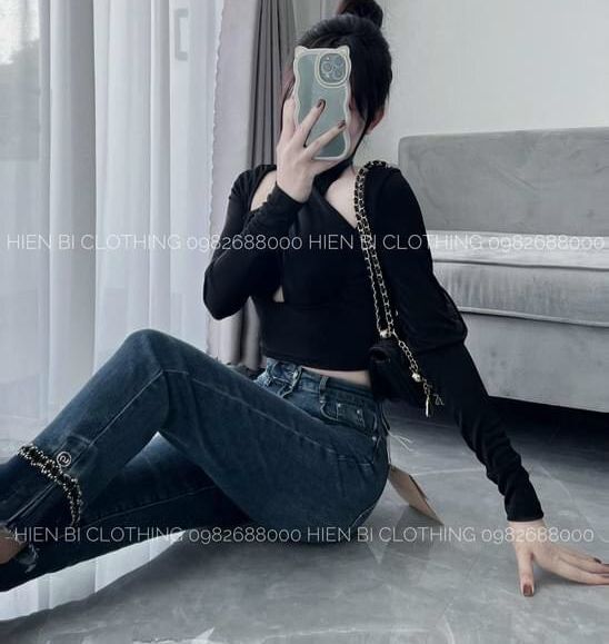 Áo kiểu thun gân mẫu mới siêu hot.