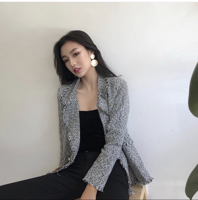 Áo Blazer nữ , áo khoác dạ nữ [SIÊU PHẨM] ảnh thật cực chất
