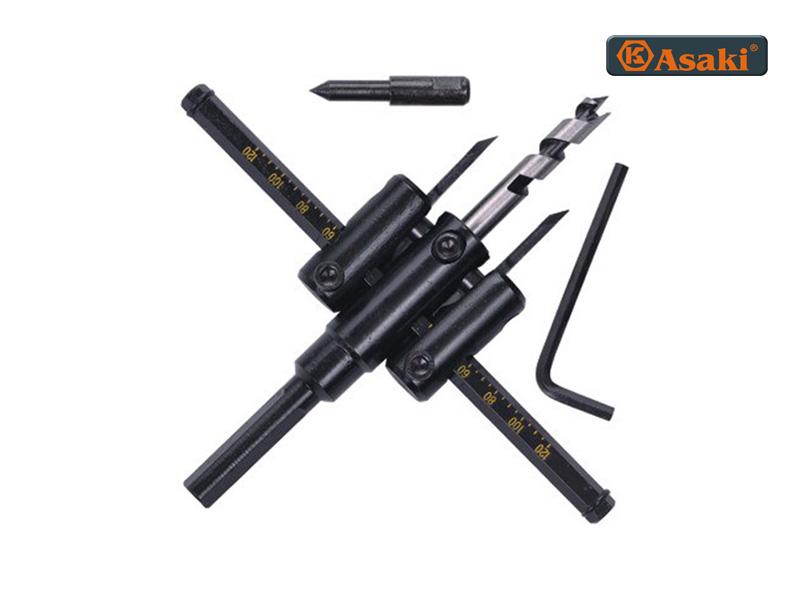 Mũi khoan khoét lỗ gỗ asaki ak-3678 c2