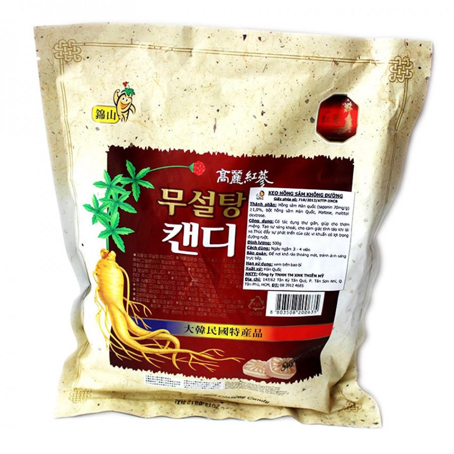 [HCM]Kẹo Sâm Không Đường Hàn Quốc túi 500g