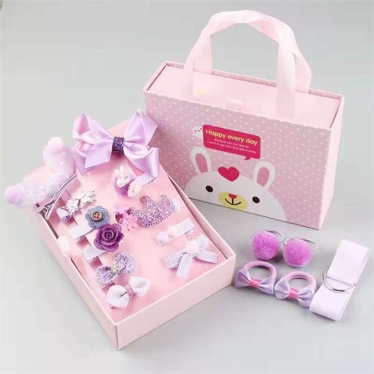 Set nơ cột tóc 18 món cho bé gái siêu xinh- có tách lẻ M66