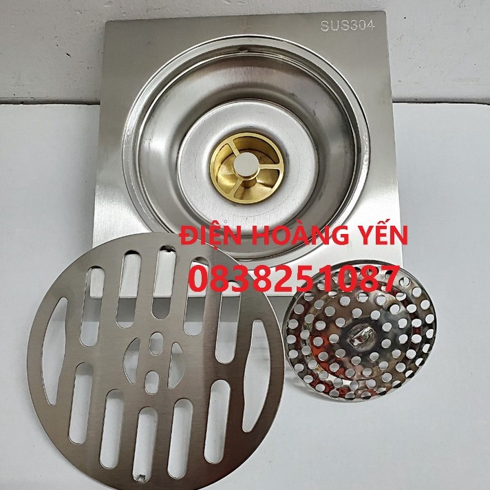 HẠN CHẾ TRÀO NGƯỚC NƯỚC Phễu Thoát Sàn Hố Ga LÒ XO INOX 304 Chống Mùi Hôi chống rác nhỏ lọt qua hố ga xuống cống chống côn trùng bò từ dưới lên