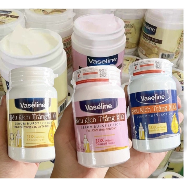 [GIẢM 5% ĐƠN 129K]Kem Kích Trắng Vaseline Hủ 250gr