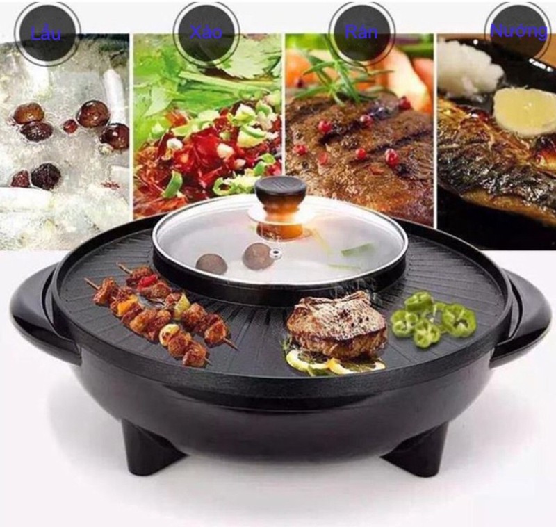 Bếp lẩu nướng đa năng 2 trong 1