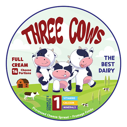 [HCM]Hộp phô mai Three Cows mới 16 miếng/hộp