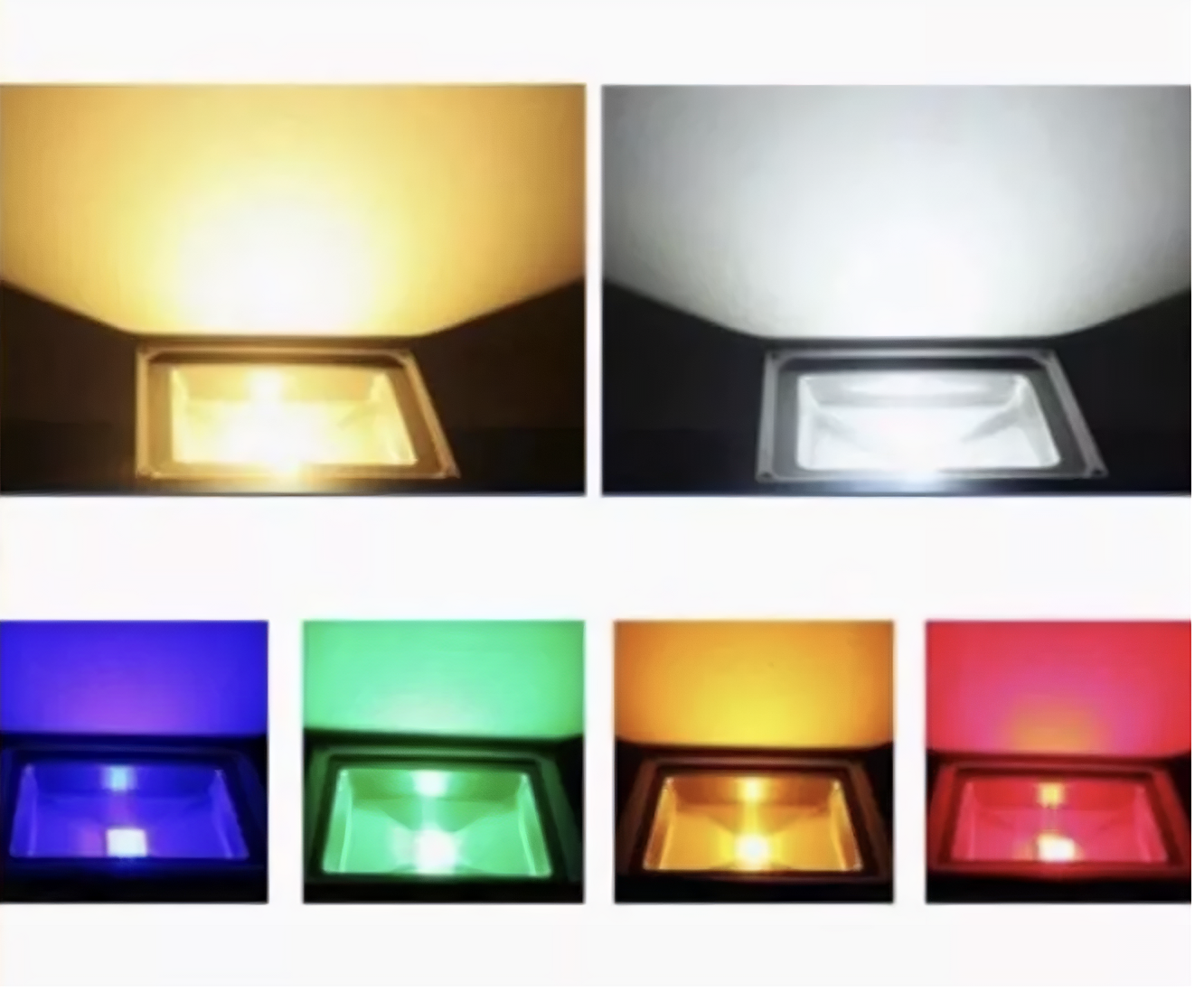 Đèn Pha Led 50W Chuyên lắp Ngoài trời (Trắng, Vàng, Dương, Lá, Đỏ, Đổi Màu)