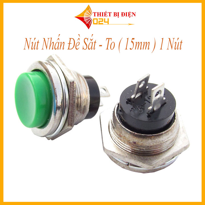 Nút nhấn đề sắt - to 1 nút