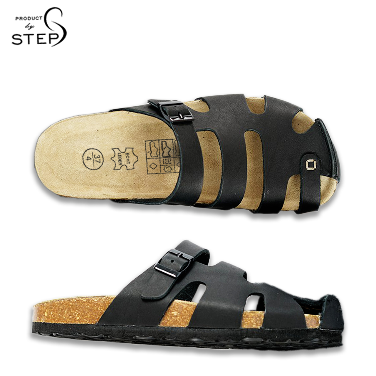 Dép đế trấu Da thật quai Rọ (Size 35-45)