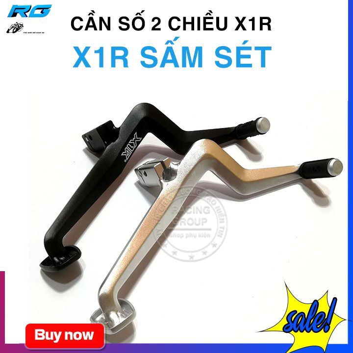 Cần Số 2 Chiều Xe Máy Ex150 X1R KTech Kiểu Sấm Sét