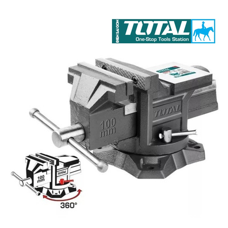 Ê tô kẹp 4inch lực kẹp 1300kg ingco hbv084