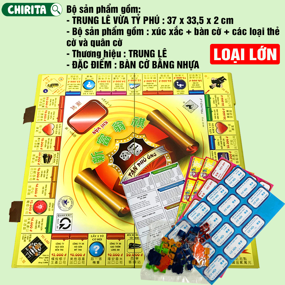 Flag billionaire Vietnam High provides enough type Sato, Union City, monopoly, mid-table flag billionaire plastic and paper type large size medium-set flag aspect of rich boardgame saigon cheap-toys children intelligence Chirita