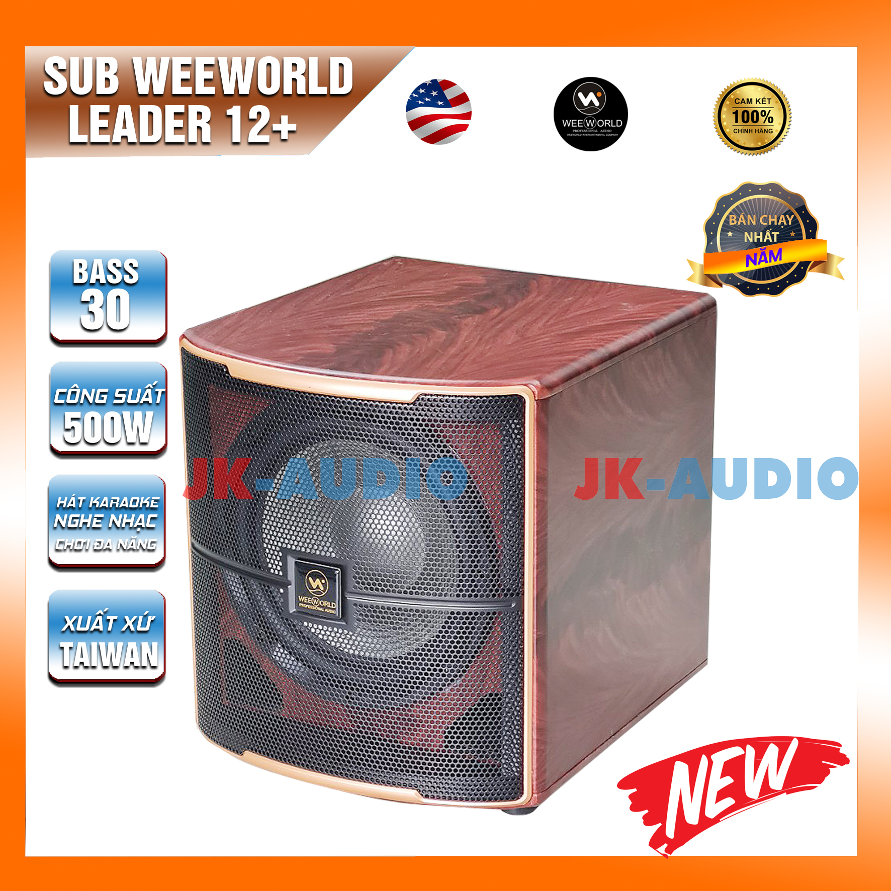 [freeship+ quà tặng 120k] loa sub weeworld leader 12+ [tặng 1 dây av trị giá 120k + vận chuyển toàn quốc]