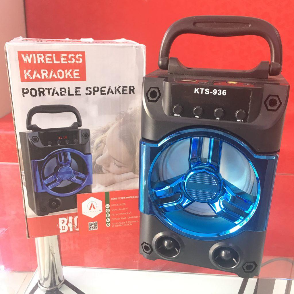 [HCM](RẺ MÀ CHẤT - LOA XÁCH TAY KARAOKE) Loa Bluetooth Hát Karaoke KTS - 935/936 Tặng Kèm Mic