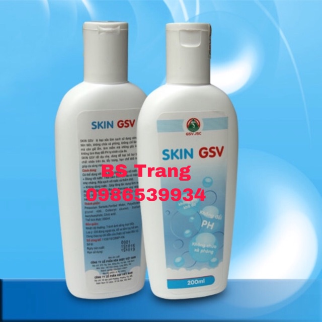 Sữa rửa mặt cho da khô skin gsv 200ml
