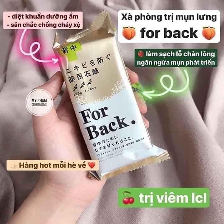Xà phòng đen ngăn mụn lưng For Back- Happy House