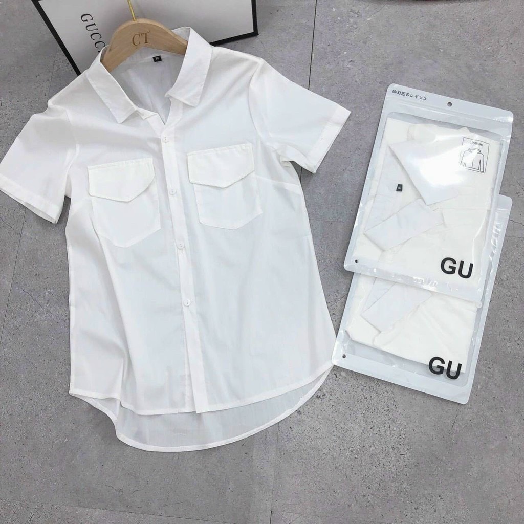 [FreeshipMAX] Áo sơ mi học sinh nữ