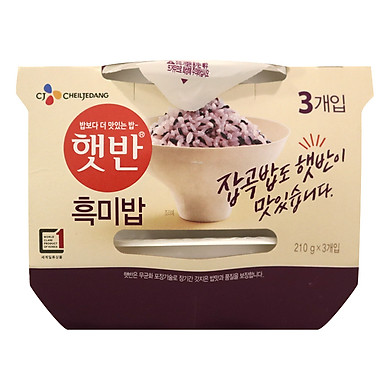 Cơm gạo nếp than ăn liền cj 210g