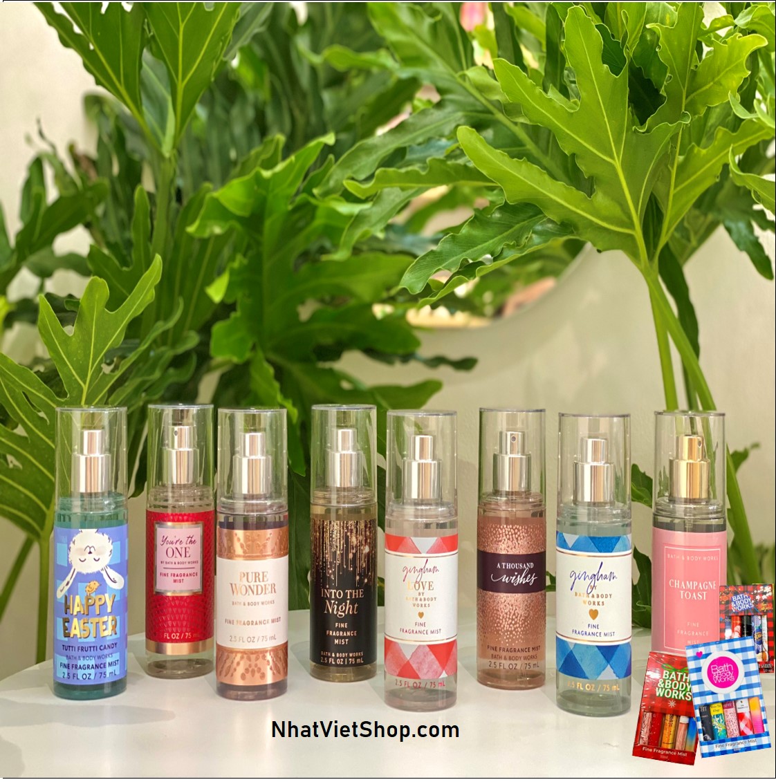 Set 5 Chai Xịt Thơm Mini Bath & Body Works (5 x 10ml) (Shop Giao ngẫu nhiên)