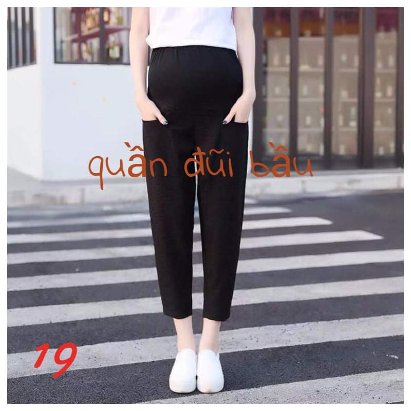 [Giá rẻ 1]Quần Bầu Baggy Đũi Siêu Mịn Mát