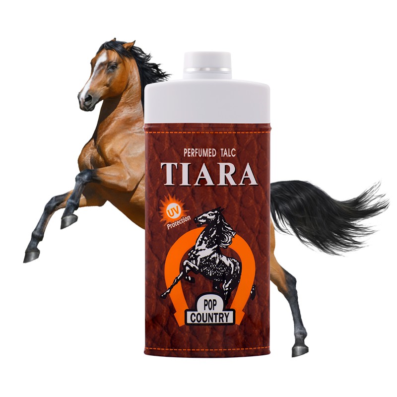 Phấn rôm con ngựa tiara pop country 180g